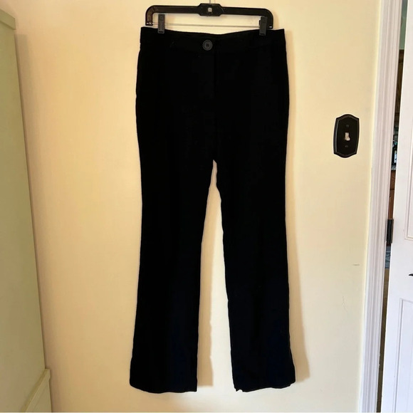 Kate Spade Live Colorfully Wool Dress Pants Black Size 10 Bootcut - Picture 1 of 4
